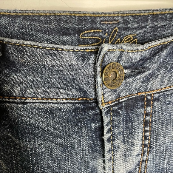 Silver Suki Jeans Low Rise Boot Cut Size 26 - Picture 4 of 9